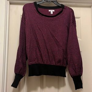 Large pink stripes sweater